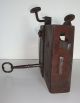 Large Antique Box Lock With Lever Handles And Key Large And Heavy Door Knobs & Handles photo 2