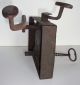 Large Antique Box Lock With Lever Handles And Key Large And Heavy Door Knobs & Handles photo 3