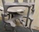 Vintage Cast Iron Adjustable Dentist Dental Medical Chair Industrial Oddity 1900-1950 photo 6