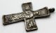 Byzantine Silver Religious Cross With Saint Image Circa 1100 - 1200 Ad Other Antiquities photo 2