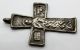 Byzantine Silver Religious Cross With Saint Image Circa 1100 - 1200 Ad Other Antiquities photo 4