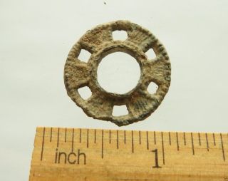 Ancient Tin Spindle Whorl (b788) photo