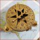 Nautical Compass Maritime Antique Brass Sun Dial Vintage Collectible Tripod Gift Compasses photo 2