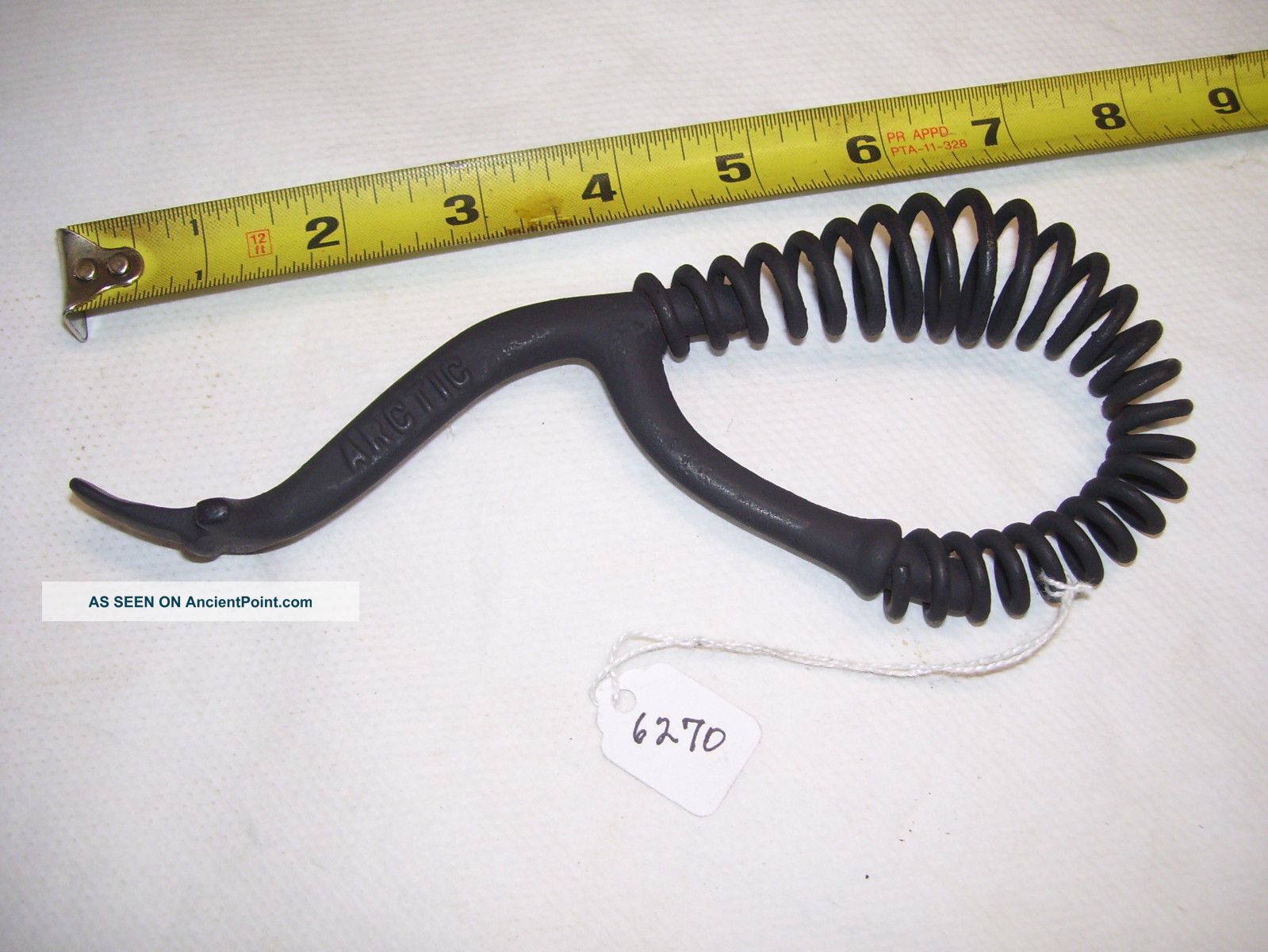 Lid Lifter, Vintage Arctic Wood / Coal Stove Lid Lifter, Stove Black Paint