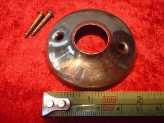 A Re - Claimed Brass Door Knob Back Plate Suitable Glass Knobs Rim Lock Etc. photo