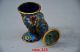 Boutique Chinese Cloisonne Copper Handwork Pair Small Wine Cup Glasses & Cups photo 3