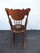 Early 1900 ' S Victorian Carved Oak Needlepoint Rocking Chair 7160 1900-1950 photo 5