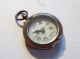 Vintage 1930s - 40s Brass Pocket Compass Made In Germany And Compasses photo 1