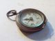 Vintage 1930s - 40s Brass Pocket Compass Made In Germany And Compasses photo 3