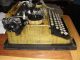 Vintage Green Underwood Standard Four Bank Keyboard Typewriter With Case Typewriters photo 4