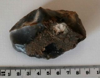 Mesolithic Stone Age Flint Axe,  Found North Yorkshire 2015 photo