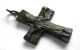 Circa.  1100 A.  D England Medieval Period Bronze Ecclesiastical Cross Pendant British photo 1