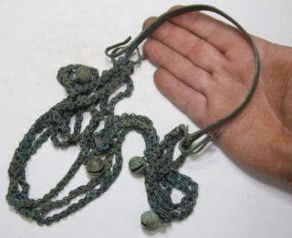 Ancient Viking Bronze Chain Neck Decoration Big Size Weight - 287g photo