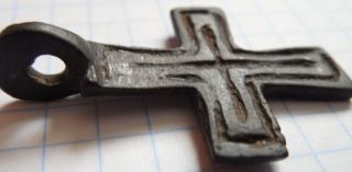 Viking Period Big Cross Bronze 1000 - 1300 Ad Vf, photo