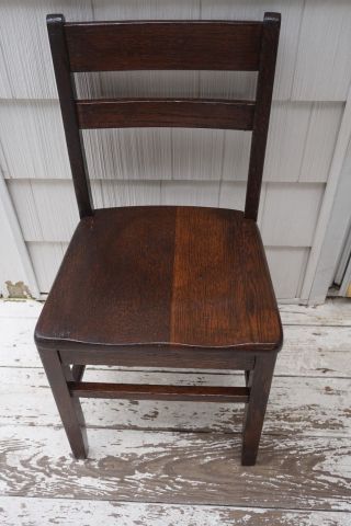 Vintage Child Chair Solid Wood photo