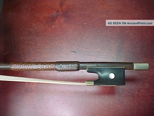Old Violin Bow Probably Stamped: 