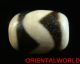 Authentic Tibet Old Water Wave Motif Dzi Bead Symbol Of Fortune And Wealthiness Tibet photo 2