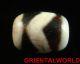 Authentic Tibet Old Water Wave Motif Dzi Bead Symbol Of Fortune And Wealthiness Tibet photo 3