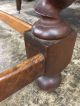 Antique Solid Tiger Oak Heavily Carved Hall Table W/barley Twist Legs 1900-1950 photo 7