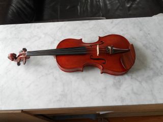 Ji Violin From Ji Violins.  Made In 2003.  Handcrafted.  Full Size. photo