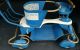 Vintage 1940 - 50s Taylor Tot Baby Walker/stroller W/fenders Blue & White Baby Carriages & Buggies photo 4