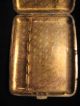 Japanese 1920 ' S Etched Damascene Mixed Metal Cigarette Case Dragons & Pagodas Boxes photo 9