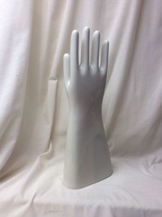 General Porcelain Co.  Hand Glove Mold Or Industrial Factory Display 9 1/2 photo