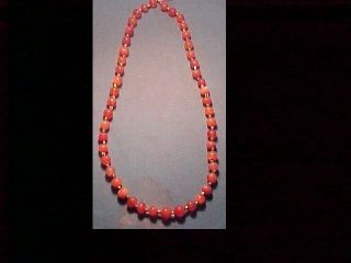 String Of Roman Carnelian Beads Circa 300 - 400 Ad photo
