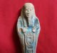 Ancient Egyptian Blue Ushabti Antiques Egyptian photo 1