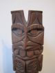 Vintage Tlingit Hand Carved Wooden Totem Native American photo 1