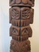 Vintage Tlingit Hand Carved Wooden Totem Native American photo 2