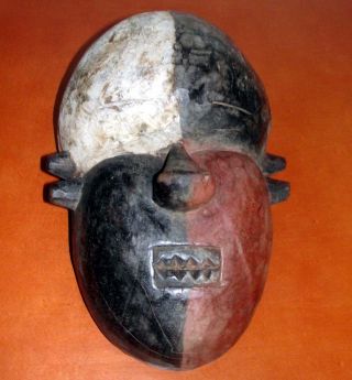 Congo Africa Art Pende Mask African Deformation Deformity Blind Doctor Not Well photo