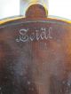 C 1925 Vtg Seidl Italian Wood Violin W Label & Inscribed Mark Shabby Chic Yqz String photo 2