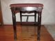 Antique Embroidered Piano Bench Vanity Bench 22 