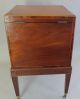 Authentic Early 19th C.  Mahogany Cellarette C.  1820s American Federal Cabinet 1800-1899 photo 11