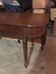 Antique Mahogany Sheraton Period Drop Leaf Dining Banquet Table End 1800-1899 photo 2