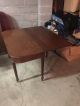 Antique Mahogany Sheraton Period Drop Leaf Dining Banquet Table End 1800-1899 photo 5