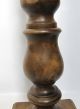 Antique Italian Turned Hollow Barley Twist Spiral Plant Stand Pedestal Table Yqz 1900-1950 photo 4