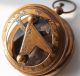 Brass Antique Sundial Compass Vintage Pocket Push Button Sundial Compass Gift Compasses photo 1
