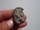 Ancient Roman Bronze Lion Face Full Of Lead,  Damage In Antiquity Roman photo 6