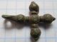 Viking Period Bronze Small (children) Cross 1000 - 1300 Ad Vf, Viking photo 2