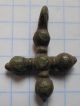 Viking Period Bronze Small (children) Cross 1000 - 1300 Ad Vf, Viking photo 3
