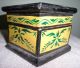 Vintage Ash - Wood Made Hexagonal Box With Lord Ganesha And Mouse Painting Work Boxes photo 3