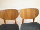 Pair Bent Wood Mid Century Danish Modern Chair Dining Desk Iconic 50s Designer? Mid-Century Modernism photo 3