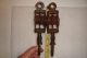 Matching Vintage Double Roller Pulleys Other Antique Hardware photo 2