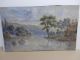 Antique Old Painting Australia River Val Delawarr 1880 - 1900 Pacific Islands & Oceania photo 4