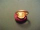 Roman Archaistic Gold Ring Banded Agate Stone. Near Eastern photo 4