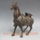 Chinese Bronze Hand Work Horse & Cicada Statue Other Antique Chinese Statues photo 3