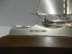 The Sailboat Of Silver960 Of The Most Wonderful Japan.  2masts.  Takehiko ' S Work. Other Antique Sterling Silver photo 6
