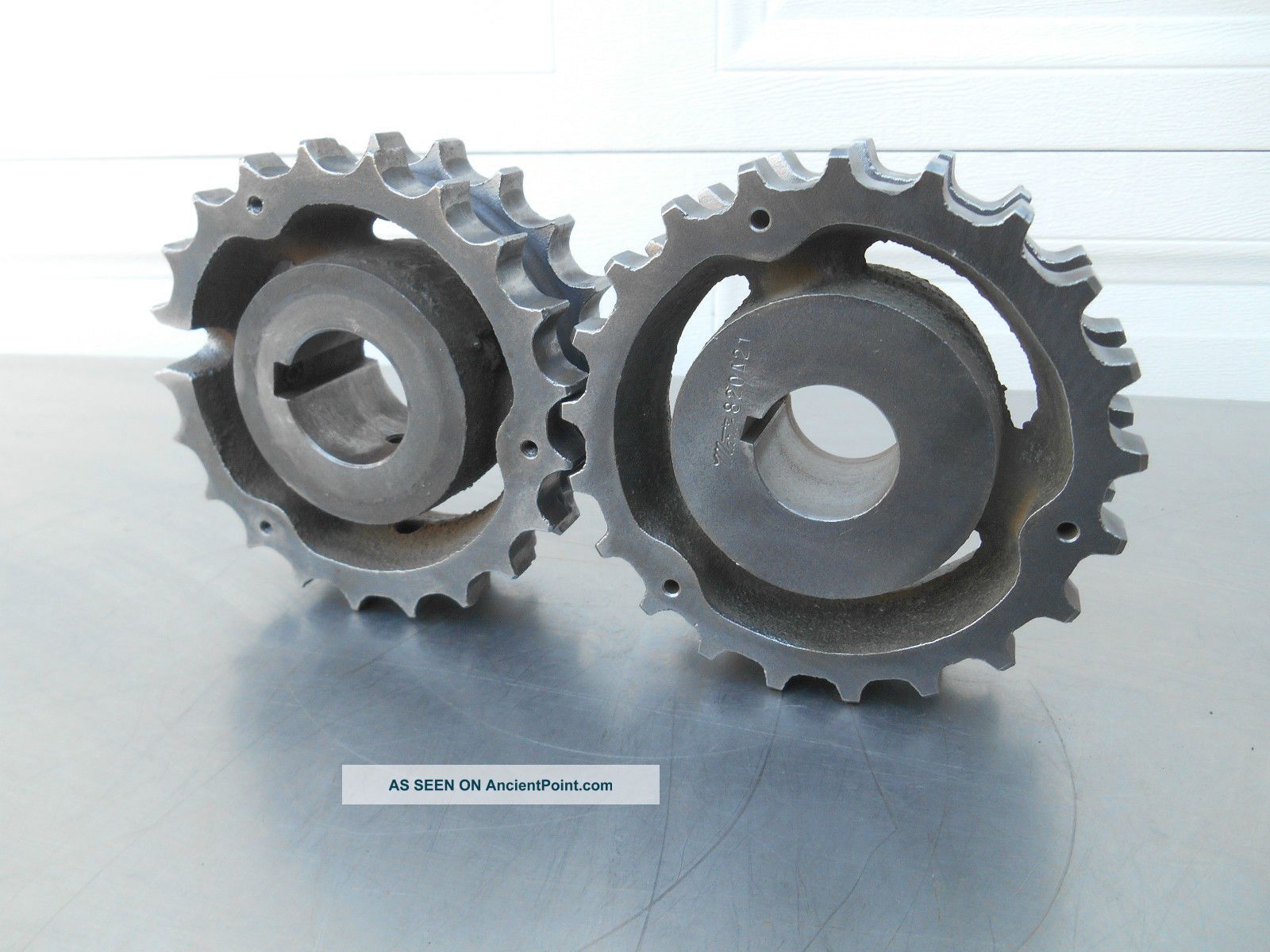 Vintage Industrial Decor Steel Cast Gear Sprockets Steampunk Martin 820a21 Other Mercantile Antiques photo
